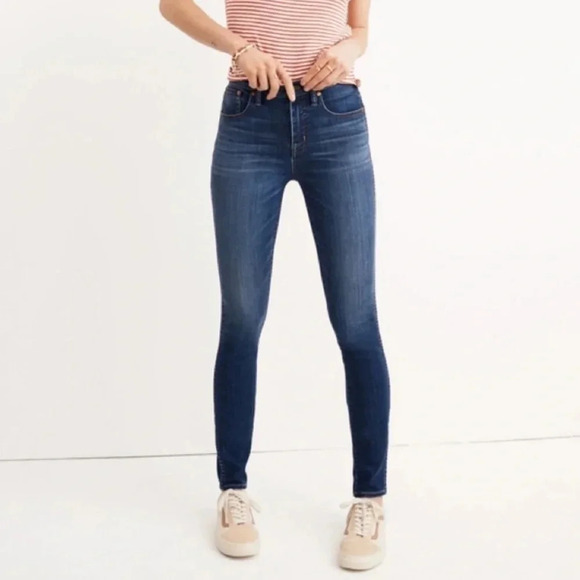 Madewell 9" Mid-Rise Skinny 26 Tall - Picture 2 of 8